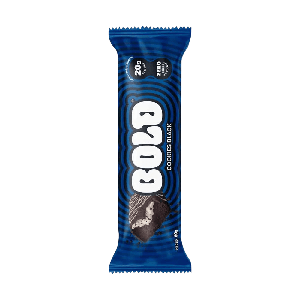 Barra De Proteína Cookies Black Bold 60G