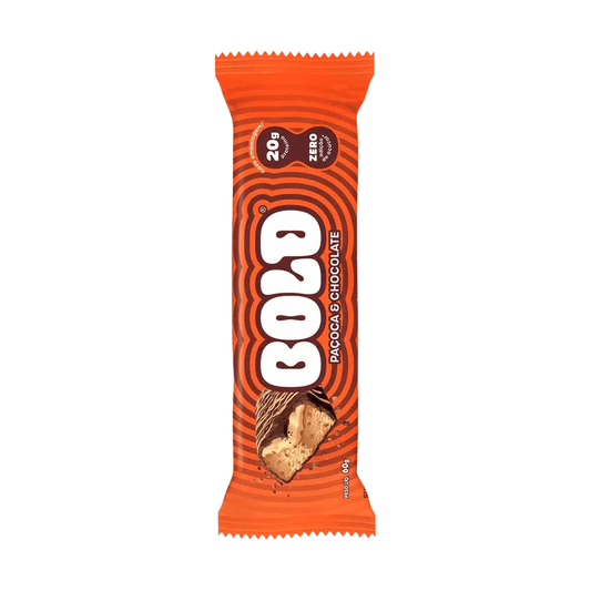 Barra De Proteína Paçoca E Chocolate Bold 60G