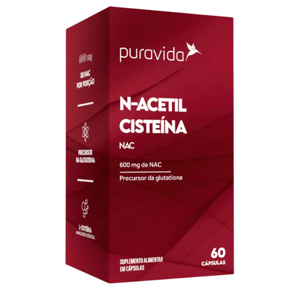 Aminoácido N-Acetil Cisteina Puravida 60Caps