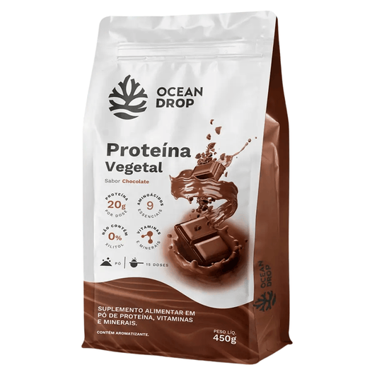 Proteína Vegetal Chocolate Ocean Drop 450G