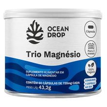 Trio Magnésio Ocean Drop 60Caps