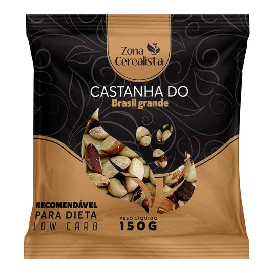 Castanha do Brasil Inteira Grande Zona Cerealista 150g