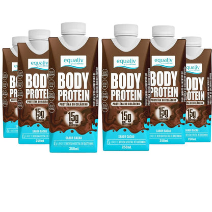 Bebida Body Protein Cacau Equaliv (6 un de 250ml)