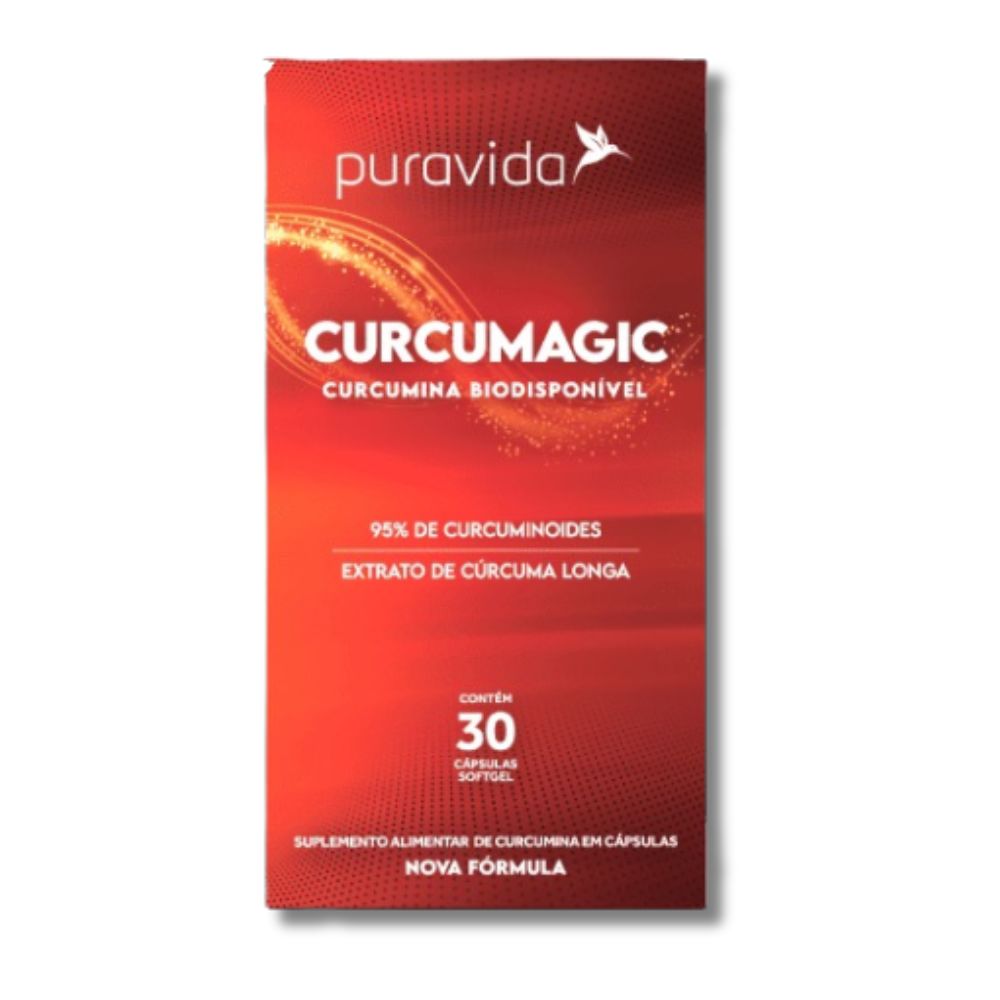 Curcumagic Curcumina Biodisponível Puravida 30 Caps