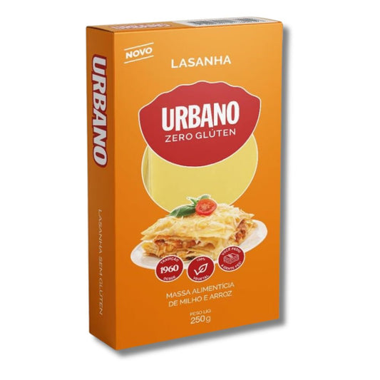 Massa para Lasanha Zero Glúten Urbano 250g