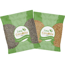 Aqui vão algumas opções revisadas:

- Kit de Sementes: Chia e Linhaça
- Combo de Sementes Chia e Linhaça
- Kit Chia e Linhaça (Sementes)
- Duo de Sementes Chia & Linhaça
- Pack de Sementes de Chia e Linhaça