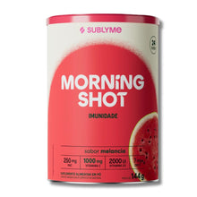 - Morning Shot Melancia Sublyme, 144 g
- Morning Shot Watermelon Sublyme, 144 g (English)