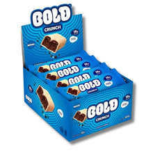 Bold Crunch Barra de Proteína Sabor Cookies & Cream - Caixa com 12 unidades de 50 g