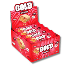 Bold Barra de Proteína Crunch Sabor Morango com Chantilly - Caixa com 12 unidades de 50 g