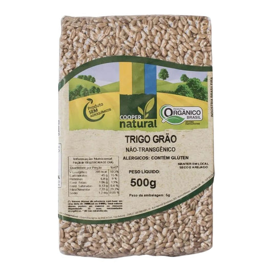 Trigo em Grãos Orgânico Coopernatural 500g