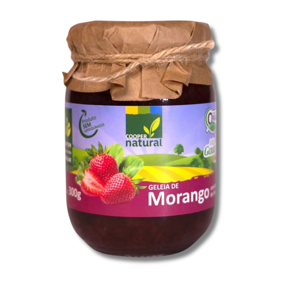 Geleia de Morango Orgânica Coopernatural 300g