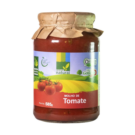 Molho de Tomate Orgânico Coopernatural 585g