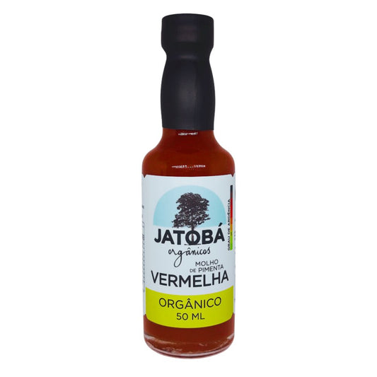 Molho de Pimenta Vermelha Orgânica Jatobá 50ml