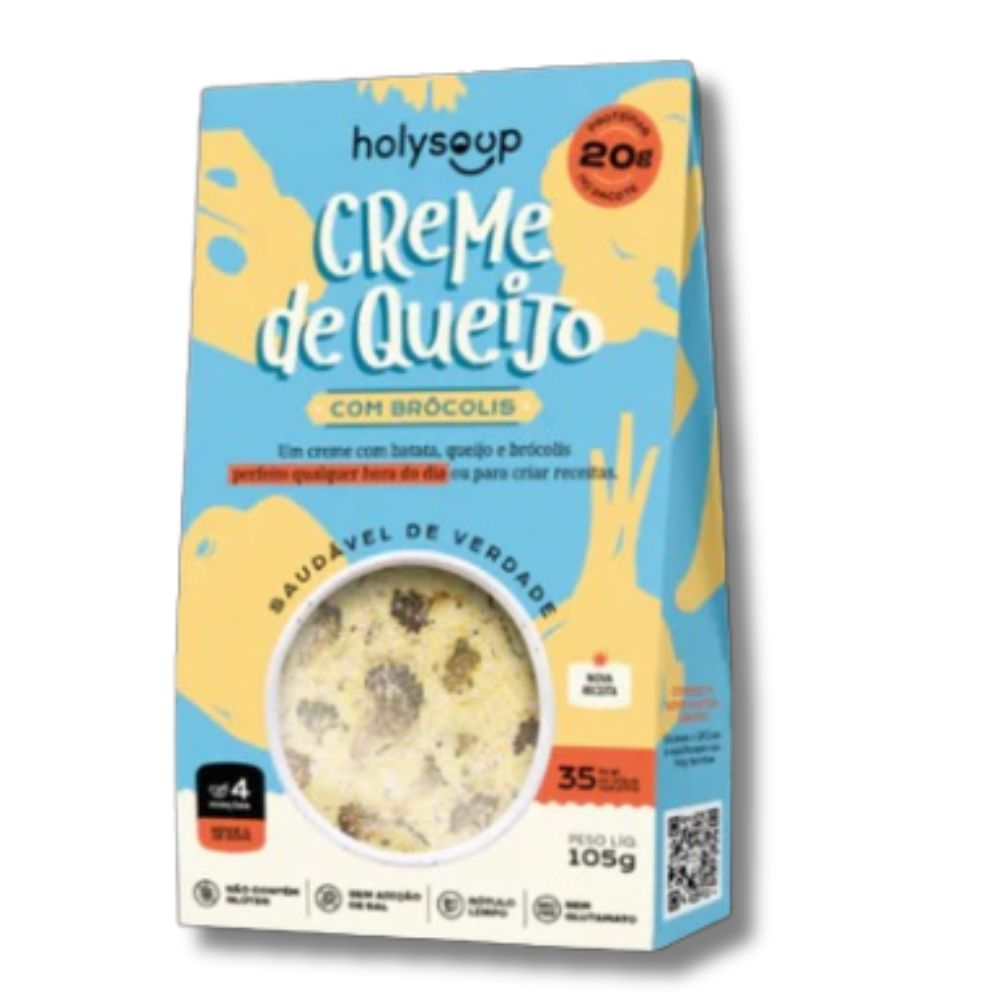 Creme de Queijo com Brócolis Holysoup 105g