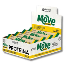 Barra de Proteína Vegana Move Protein Sabor Banana Hart's Natural - Caixa com 12 Unidades de 40 g cada