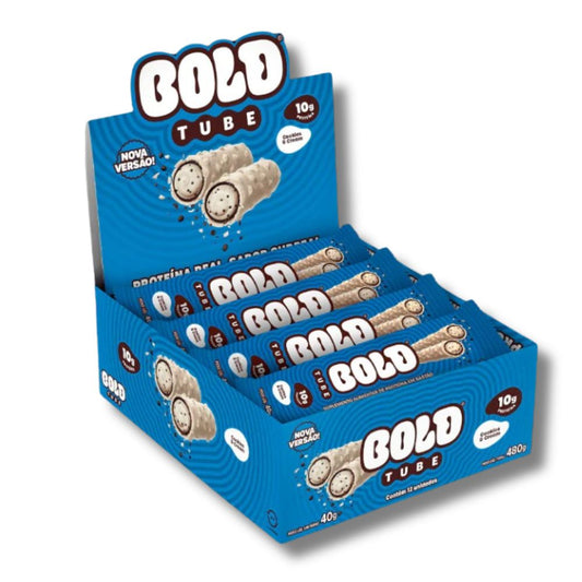 Barrinha Bold Tube Cookies (Cx c/ 12un de 40g)