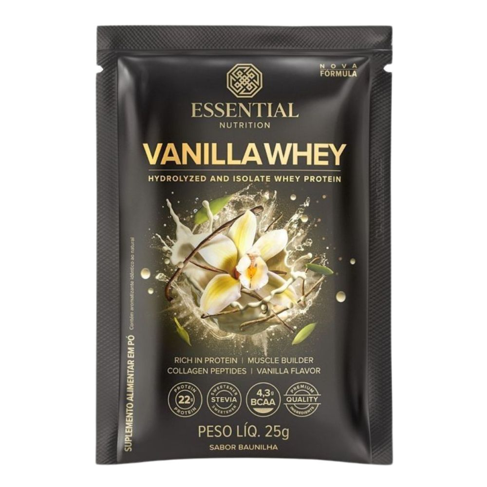 Sachê Whey Protein Vanilla Essential Nutrition 25g