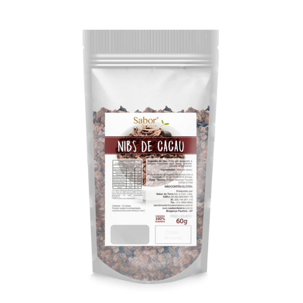 Nibs de Cacau Sabor da Terra 60g