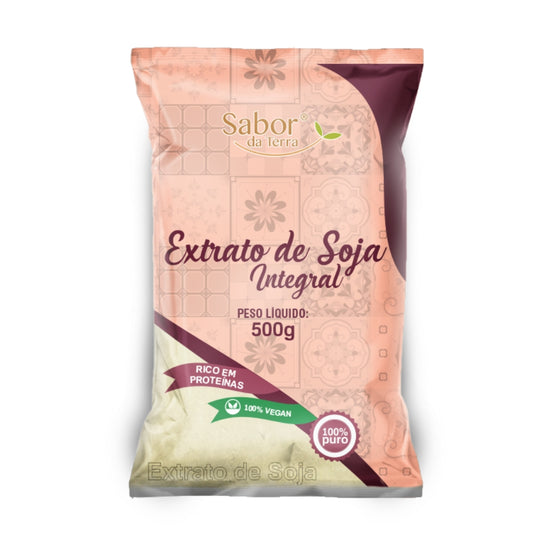 Extrato de Soja Natural Sabor da Terra 500g