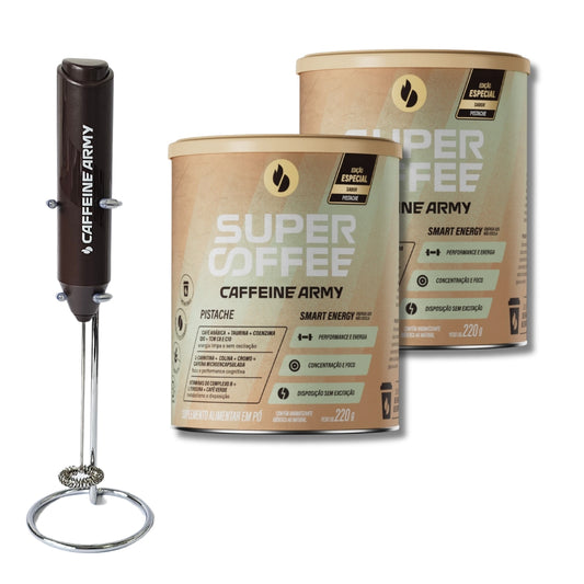 Combo Supercoffee Pistache Max Mixer