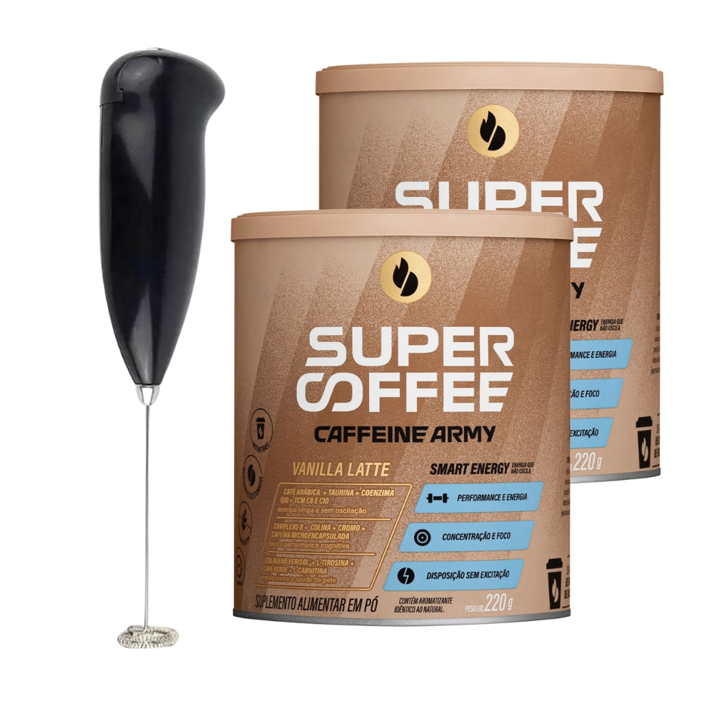 Combo Supercoffee Vanilla Max Mini Mixer