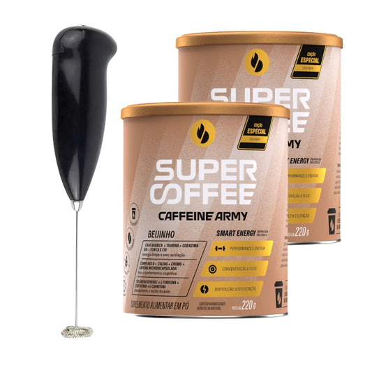 Combo Supercoffee Beijinho Max Mini Mixer