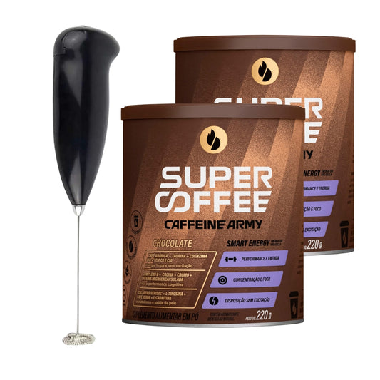 Combo Supercoffee Chocolate Max Mini Mixer