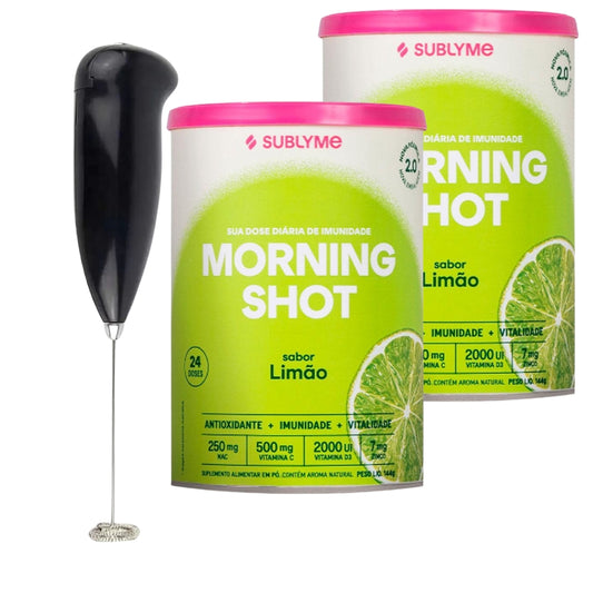 Combo Morning Shot Limão Energy Mini Mixer