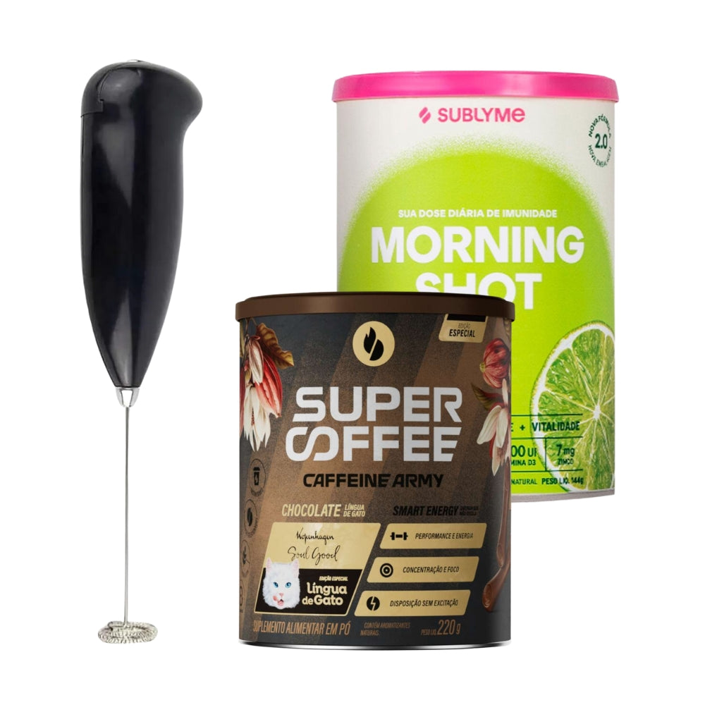 Combo Kickstart Mini Mixer Morning Shot & Supercoffee