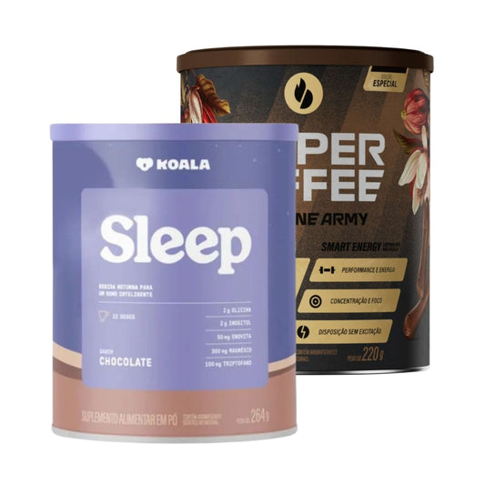 Combo Performance Dia e Noite Supercoffee & Koala Sleep