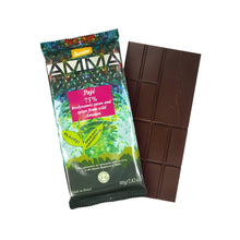 AMMA Chocolate Biodinâmico 75% Cacau com Especiarias da Amazônia 80g