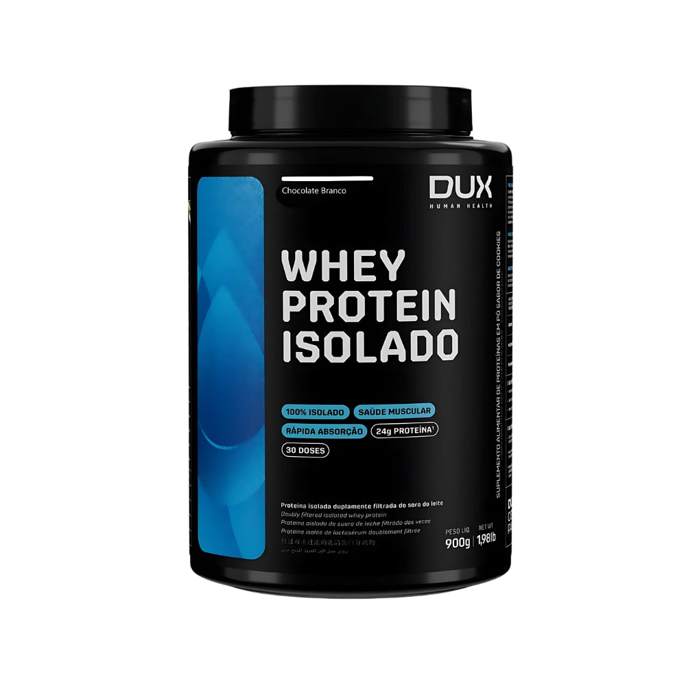 Whey Protein Isolado Chocolate Branco Dux 900g