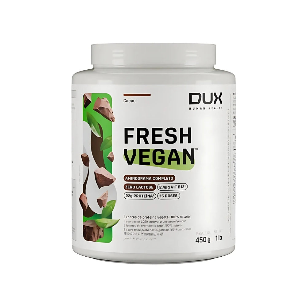 Proteína Vegana Fresh Vegan Cacau Dux 450g
