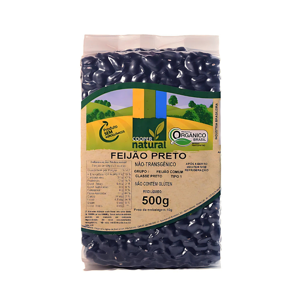 Feijão Preto Orgânico Coopernatural 500g