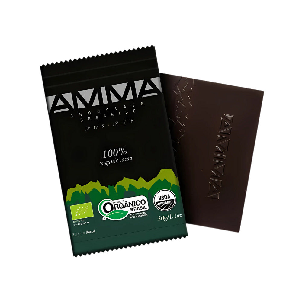 Chocolate Orgânico 100% Cacau AMMA 30g