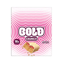 Bold Barra de Proteína Crunch Sabor Morango com Chantilly (Caixa com 12 unidades de 60 g)