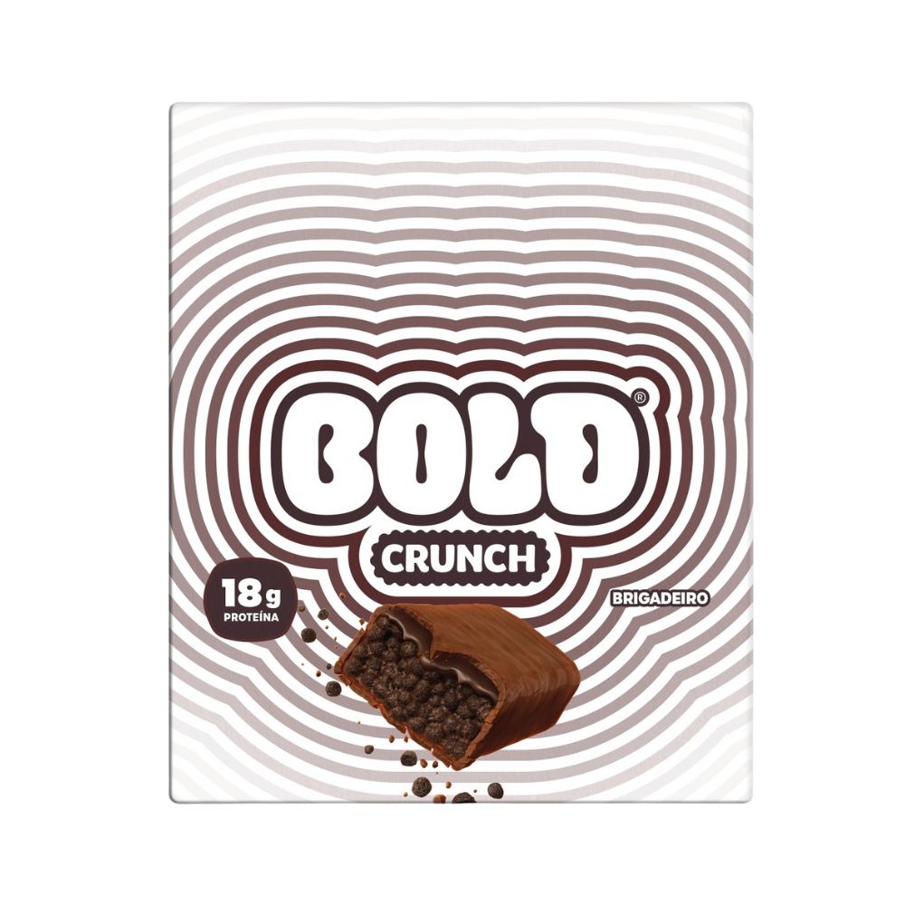 Bold Brigadeiro Crunch Protein Bars, 12 Bars (60 g each)