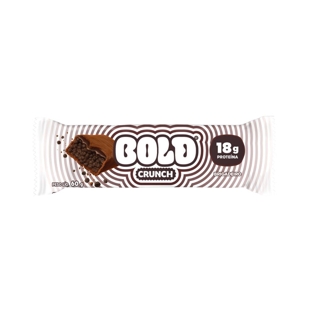 Bold Brigadeiro Crunch Protein Bars, 12 Bars (60 g each)